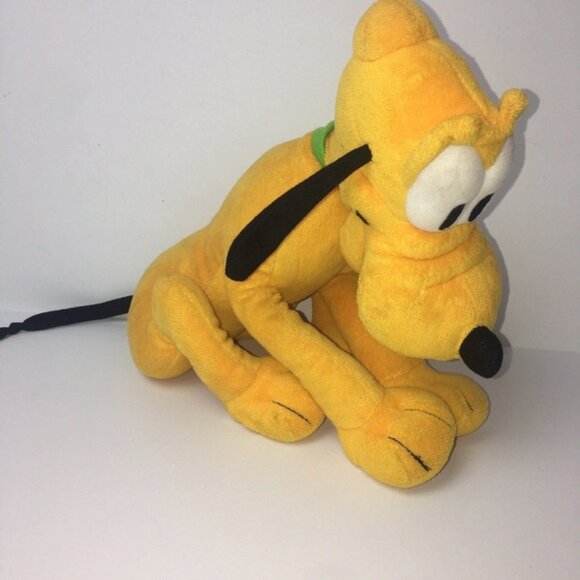 Disney Pluto 14" Plush Stuffed Animal Yellow Classic Character Kohl's Cares Toy - Picture 2 of 5
